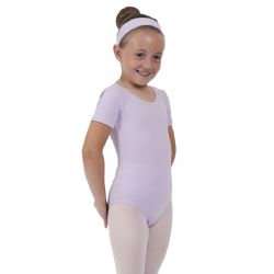 Megan Short Sleeved Ballet Dance Leotard RAD Lilac
